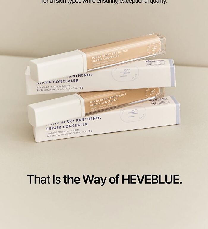Heveblue Penta Berry Panthenol Repair Concealer - 3 Colors - #17-21 Vanilla