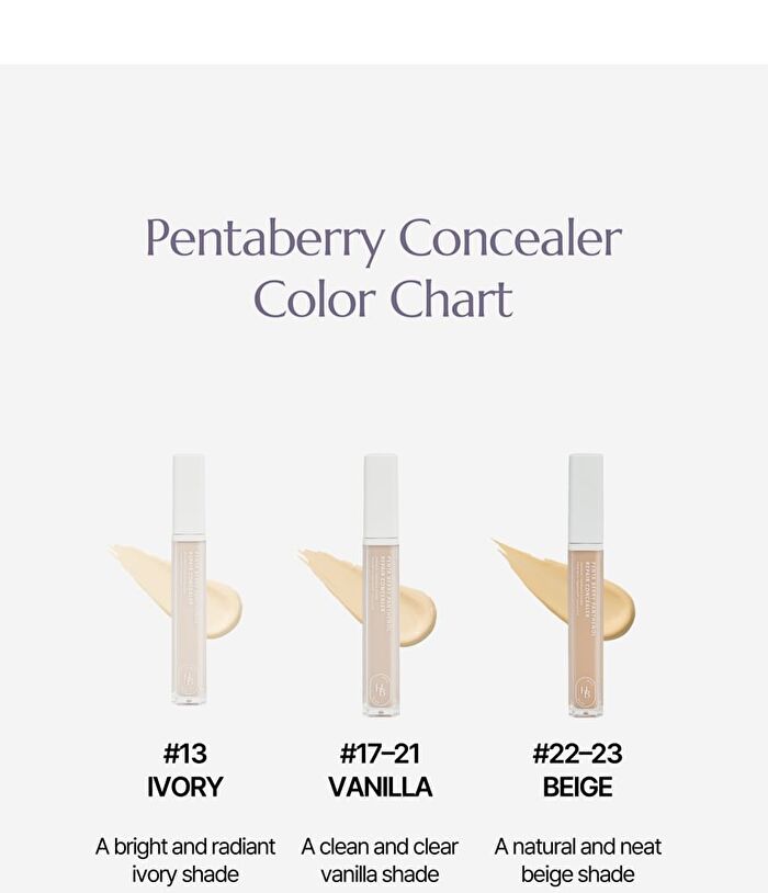 Heveblue Penta Berry Panthenol Repair Concealer - 3 Colors - #13 Ivory