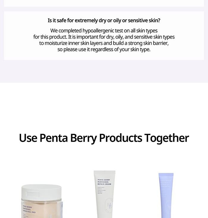 Heveblue Penta Berry Panthenol Repair Cream - 50ml