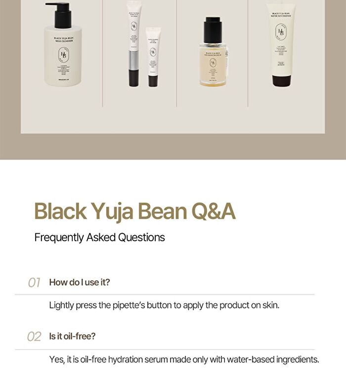 Black Yuja Bean Skin Booster Serum - 42ml