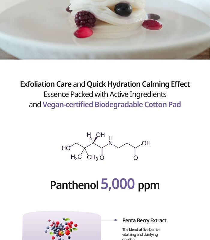Heveblue Penta Berry Panthenol Repair Peel Pad - 70 pads