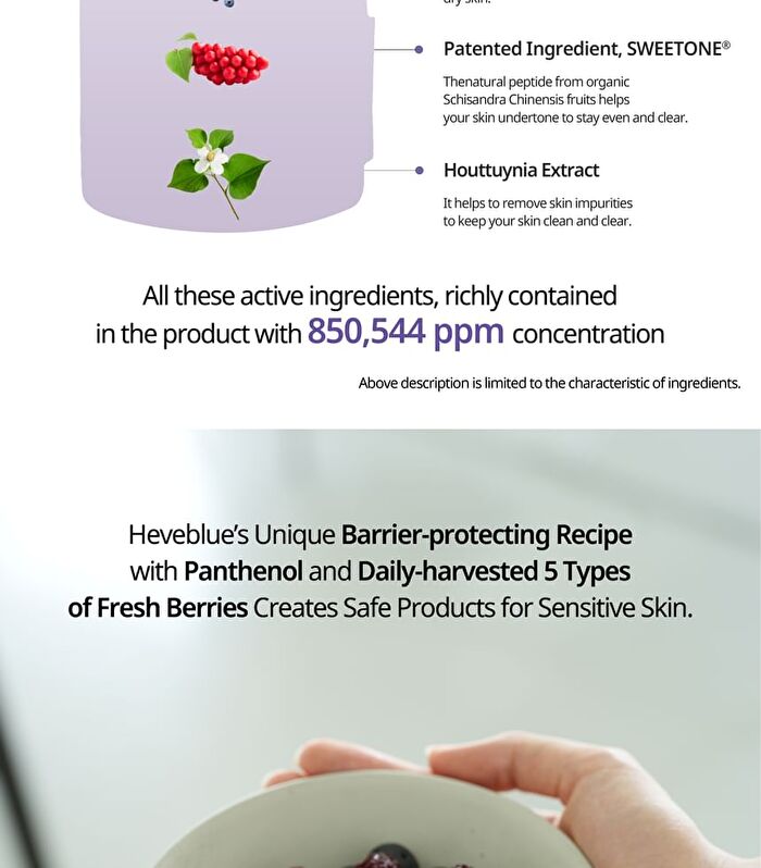 Heveblue Penta Berry Panthenol Repair Peel Pad - 70 pads