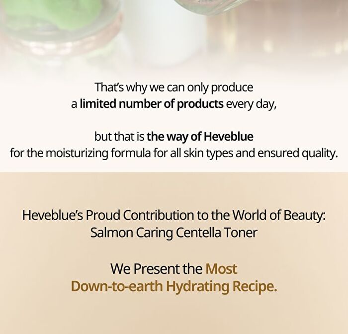 Heveblue Salmon Caring Centella Toner - 200ml