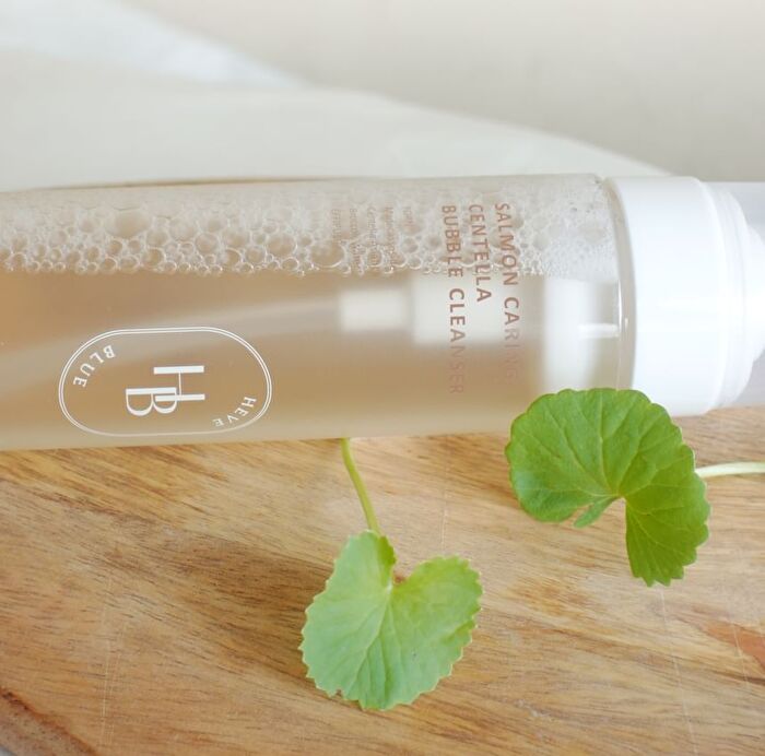 Heveblue Salmon Caring Centella Bubble Cleanser - 200ml