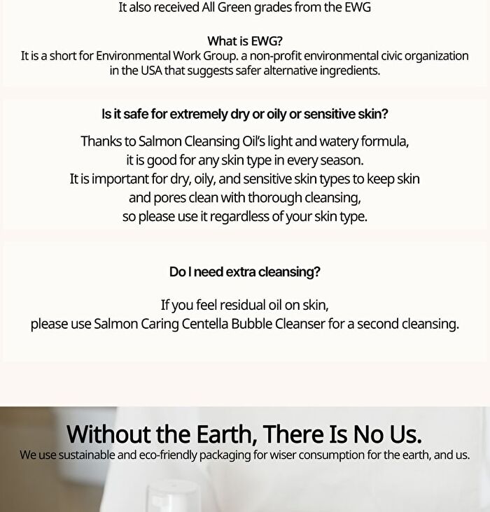 Salmon Caring Centella Light Cleansing Oil - 240ml