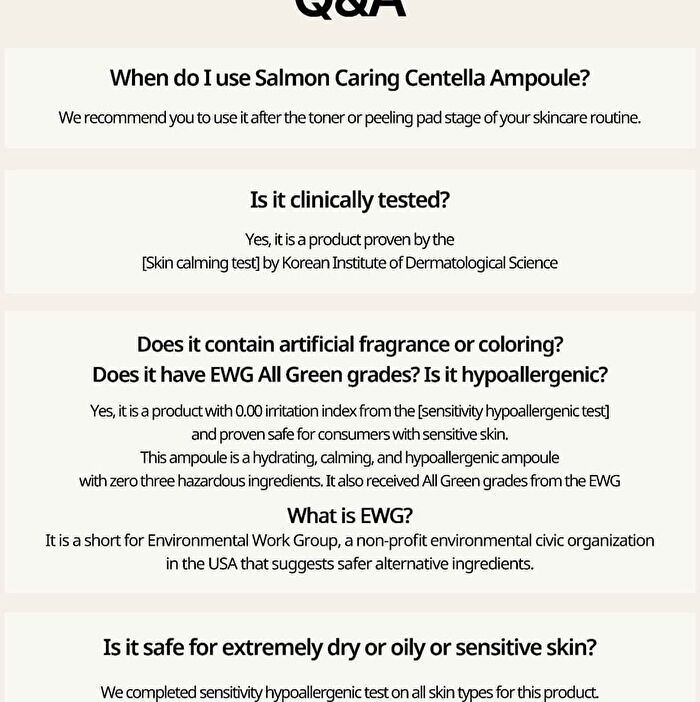 Heveblue Salmon Caring Centella Ampoule - 30ml