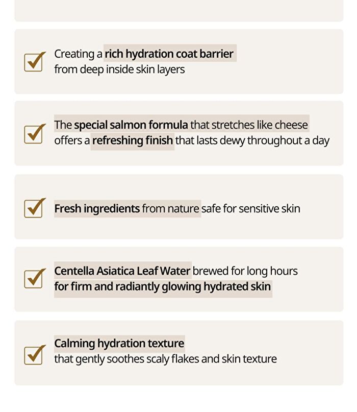 Heveblue Salmon Caring Centella Cream - 2025 Version - 100ml