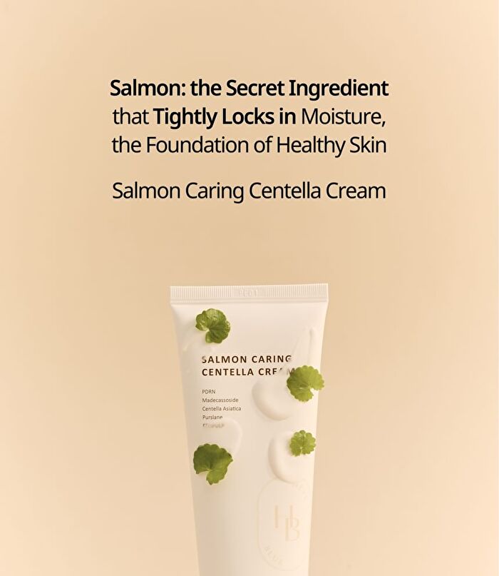 Heveblue Salmon Caring Centella Cream - 2025 Version - 100ml