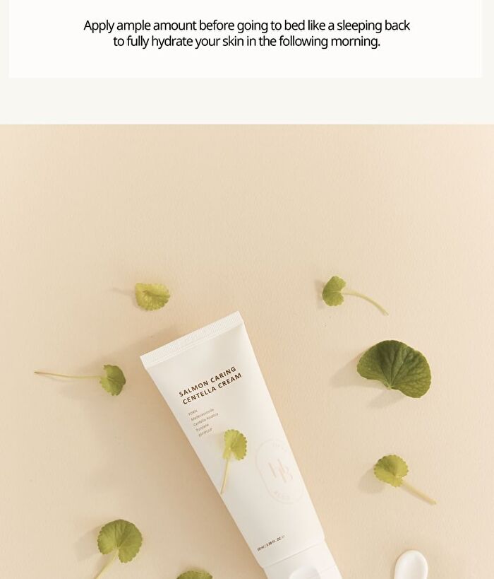 Heveblue Salmon Caring Centella Cream - 2025 Version - 100ml