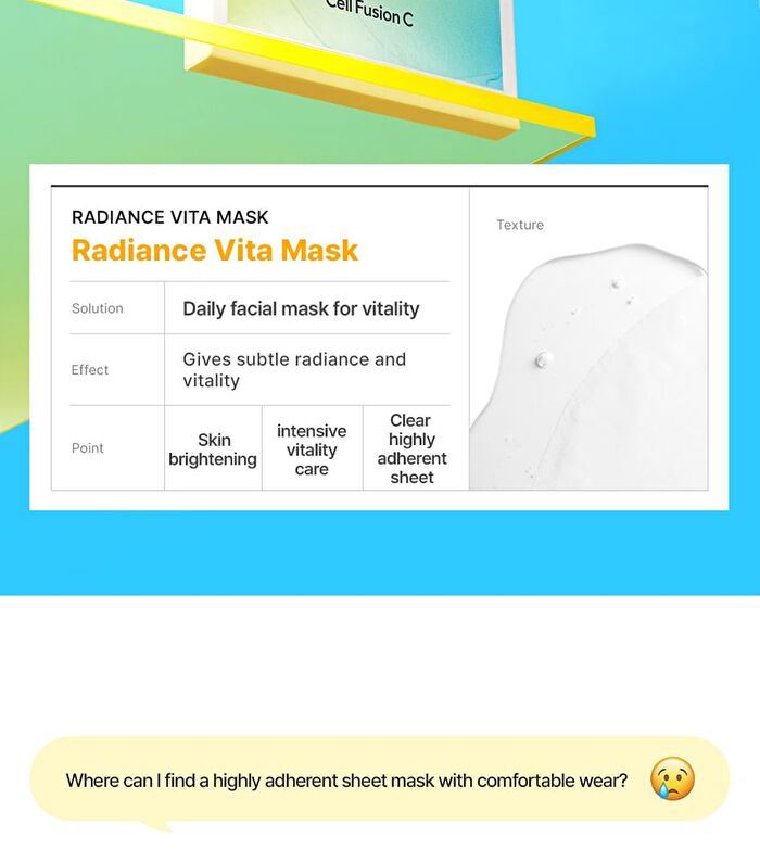Radiance Vita Mask Set - 25ml x 5 sheets