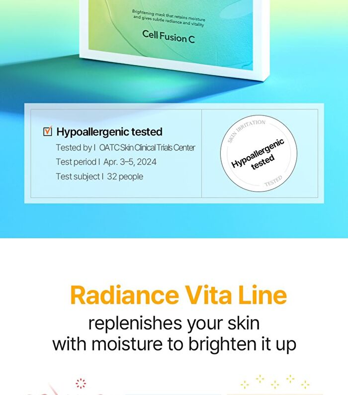 Radiance Vita Mask Set - 25ml x 5 sheets