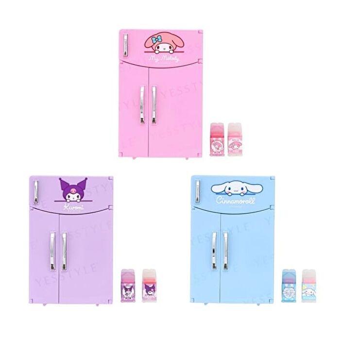 Shobido Refrigerator Shaped Case & Lip Balm Set - 3 pcs