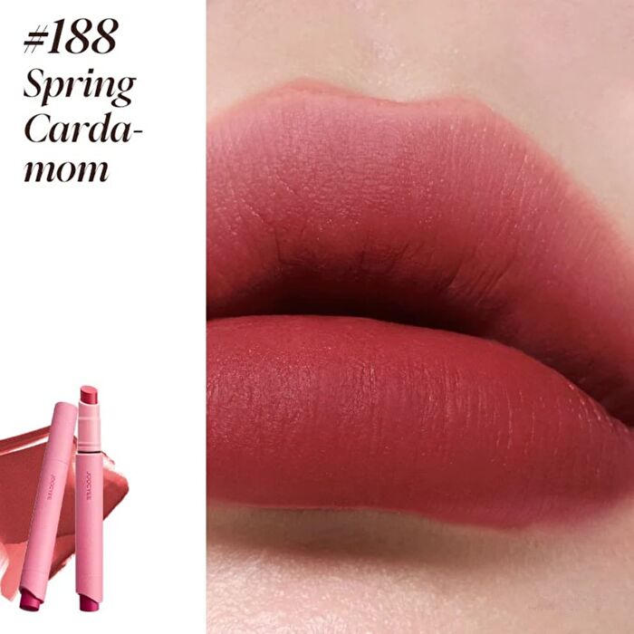 Joocyee Pinky Shade Velvet Rouge - 4 Colors - #111 Leather Pink - 3g