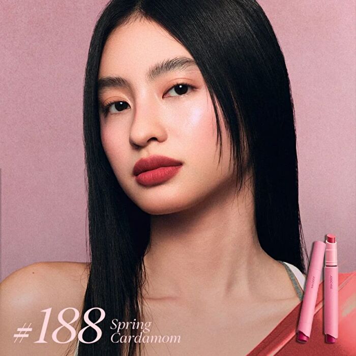 Joocyee Pinky Shade Velvet Rouge - 4 Colors - #188 Spring Cardamom - 3g