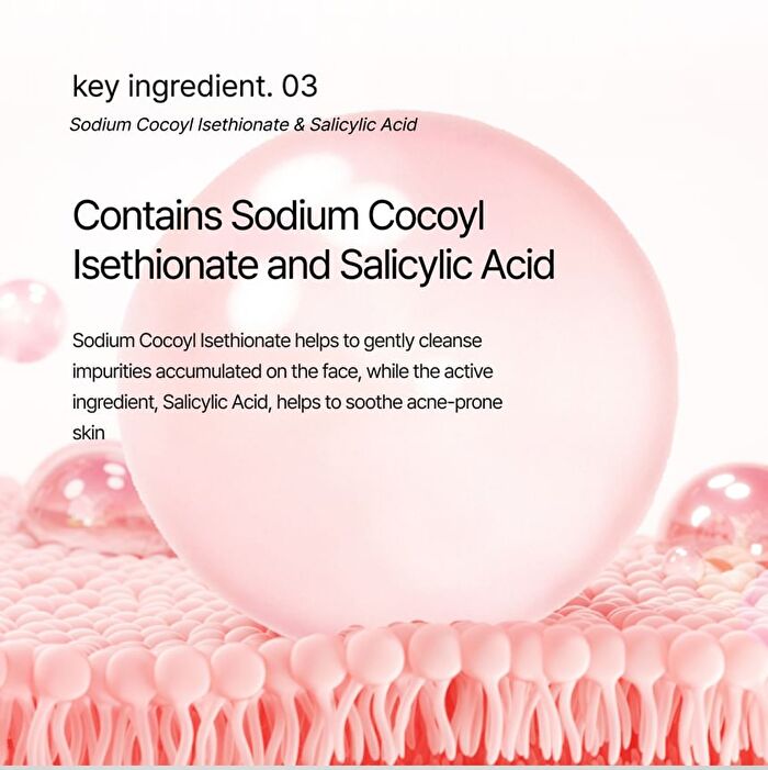 Odeloi Raspberry Salicylic Acid Foam Cleansing - 200ml