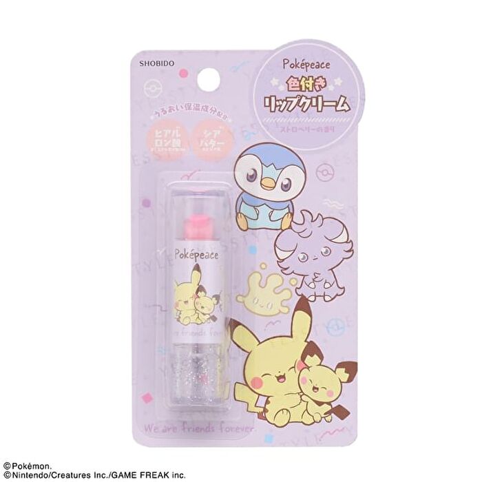 Shobido Pokemon Peace Tinted Lip Cream Pink - 1 pc