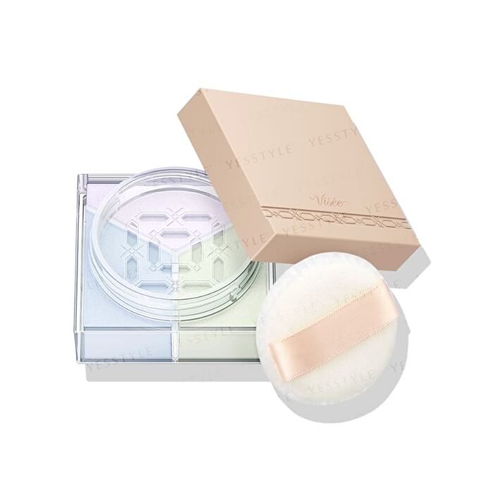 Visee Trinitas Glow Powder - 02 Warm Veil