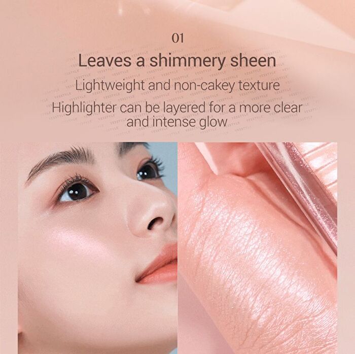 Prism Highlighter - 6 Colors - 2025 Version - #01 Gold Sheer