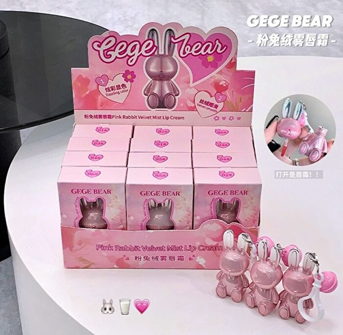 Pink Rabbit Velvet Mist Lip Cream - 1-3 - #02 - 1.8g