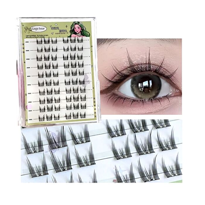 Glue Free False Eyelashes - Cat - #Cat