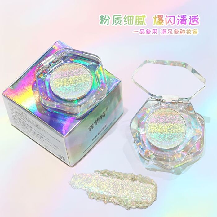 Rainbow Holographic 5-Color Chameleon Eyeshadow - #Rainbow Highlight - 1.5g