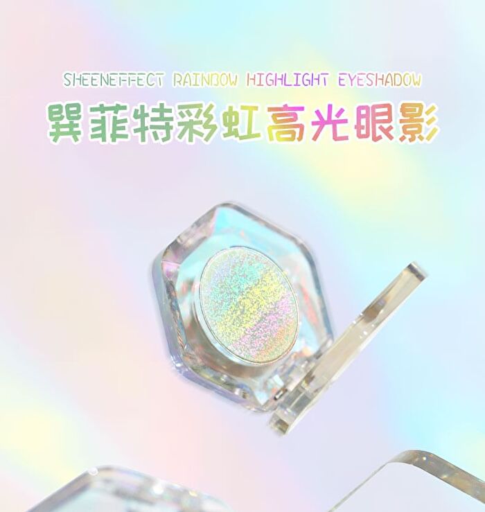 Rainbow Holographic 5-Color Chameleon Eyeshadow - #Rainbow Highlight - 1.5g