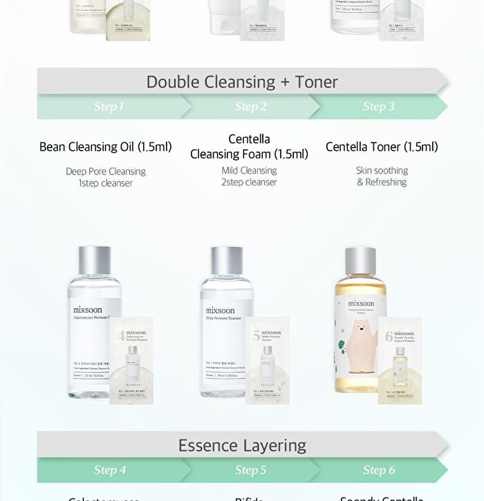 mixsoon 9-Step Trial Kit - 9 pcs