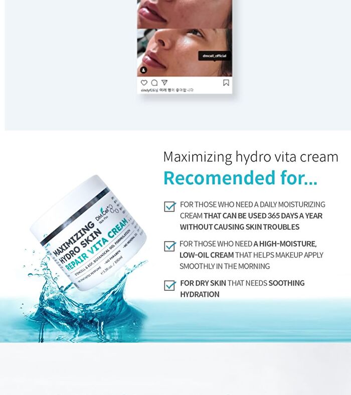 Maximizing Hydro Vita Cream - 100ml