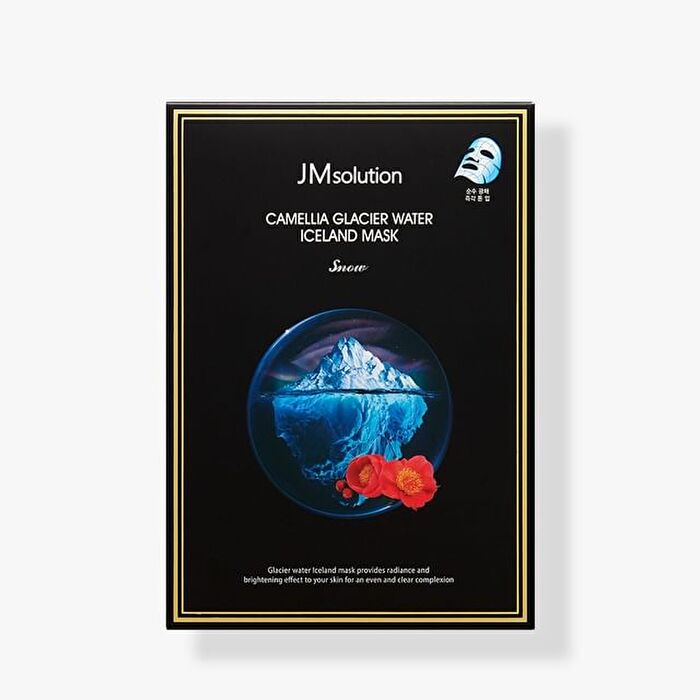 Camellia Glacier Water Iceland Mask Set Snow - 30ml x 10 sheets