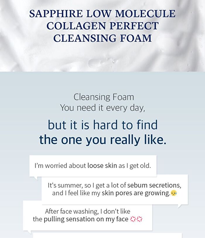 Sapphire Low Molecule Marine Collagen Cleansing Duo Set - 1 Set