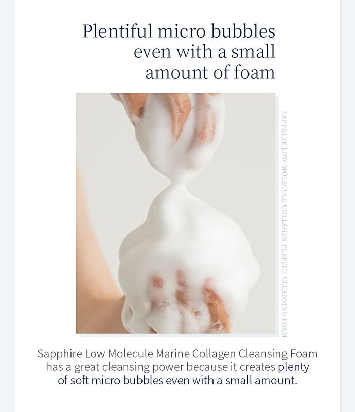 Sapphire Low Molecule Marine Collagen Cleansing Duo Set - 1 Set