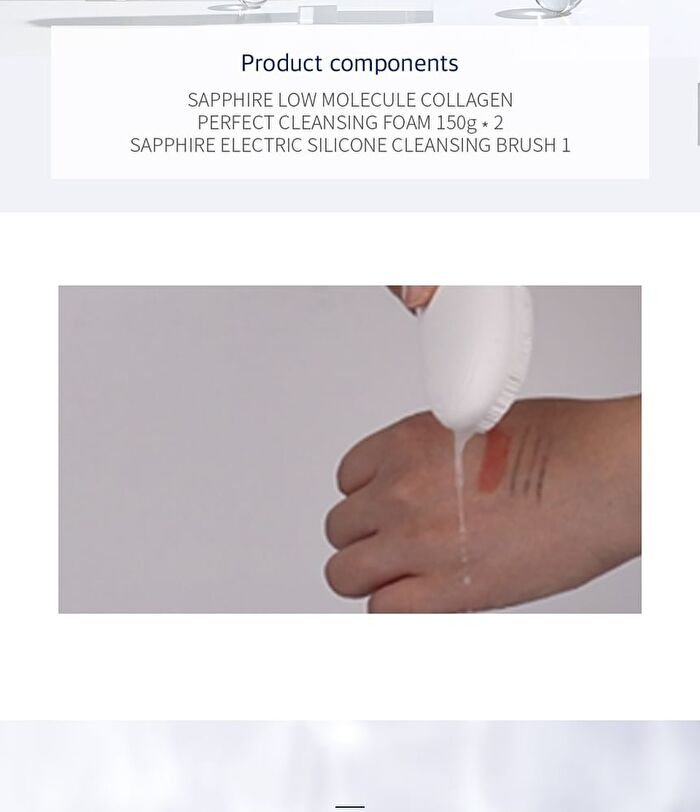 Sapphire Low Molecule Marine Collagen Cleansing Duo Set - 1 Set