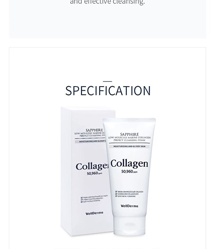 Sapphire Low Molecule Marine Collagen Cleansing Duo Set - 1 Set