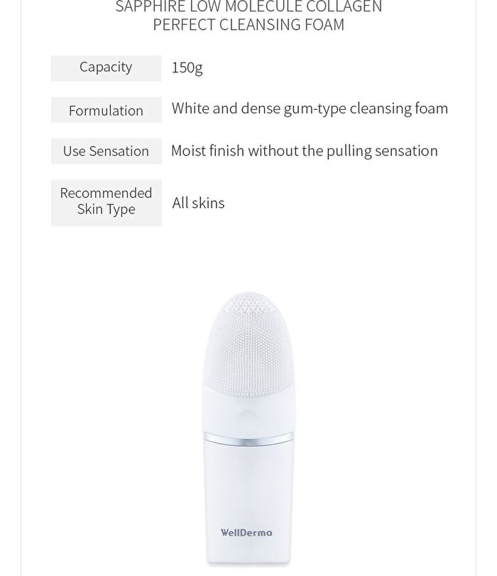 Sapphire Low Molecule Marine Collagen Cleansing Duo Set - 1 Set