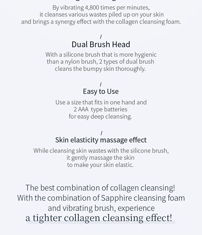 Sapphire Low Molecule Marine Collagen Cleansing Duo Set - 1 Set
