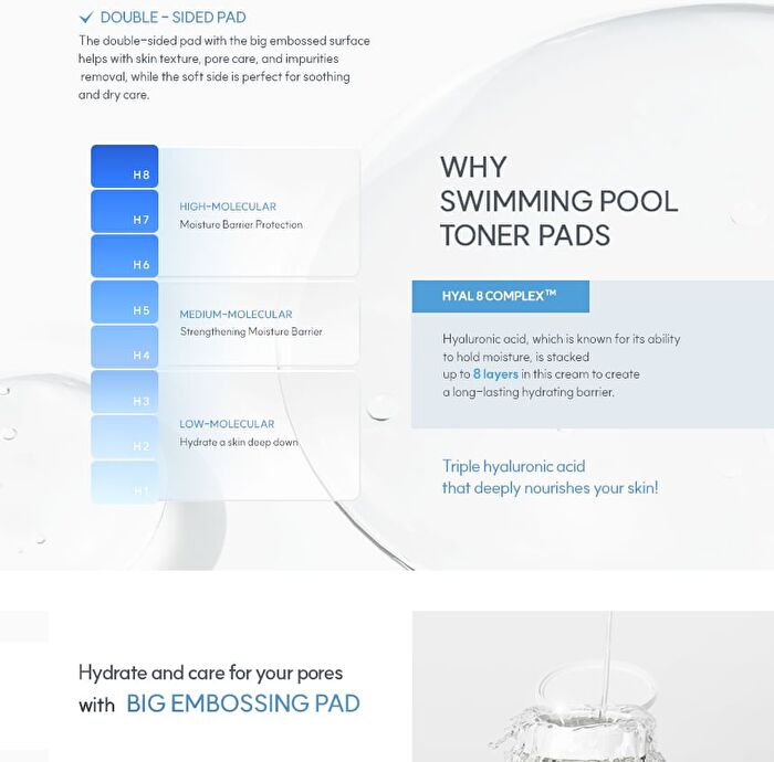 Swimming Pool Toner Pads - 2025 Version - 70 pads