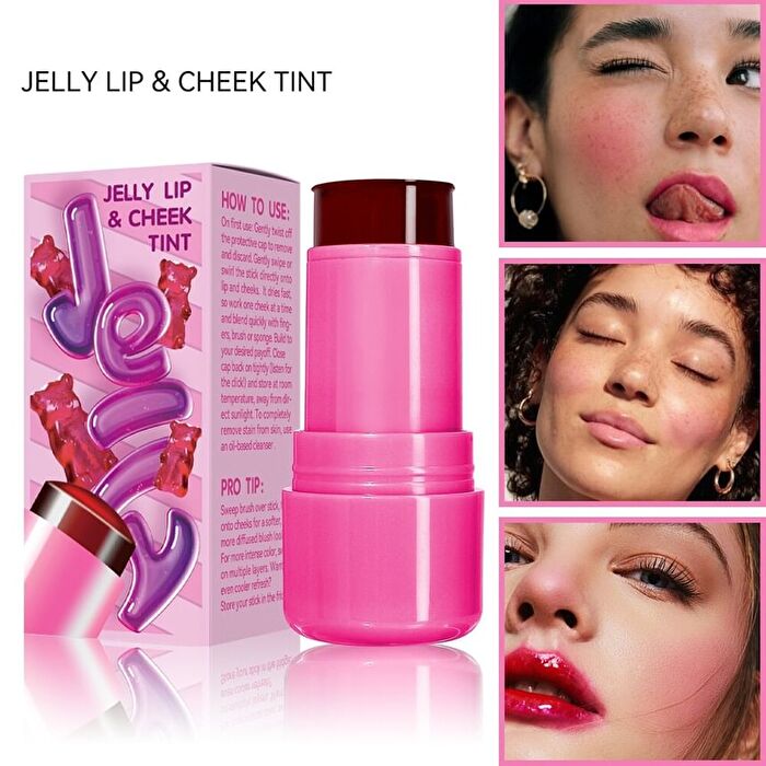 Jelly Lip & Cheek Tint - 4 Colors - #01 - 5g