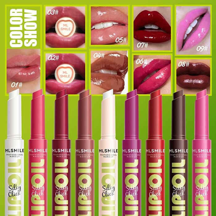Mlsmile Set of 3: Shiny Lip Balm Set - C - #Set C
