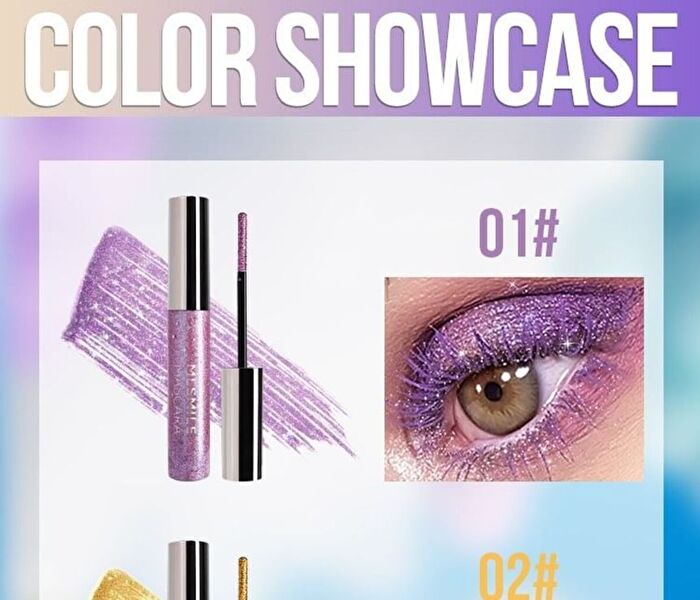 Waterproof Glitter Mascara - 1-3 - #01 - 6ml