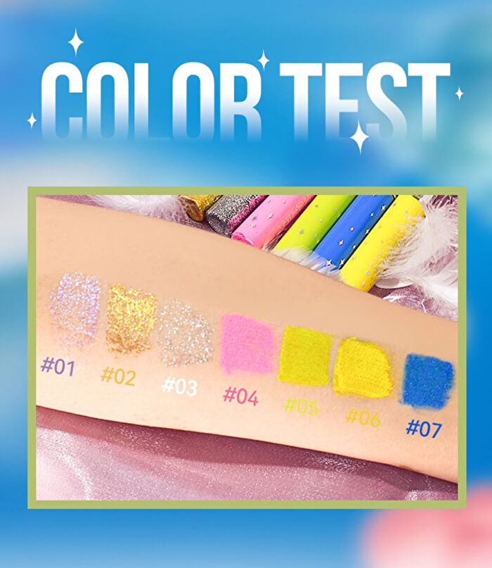 Waterproof Glitter Mascara - 1-3 - #01 - 6ml