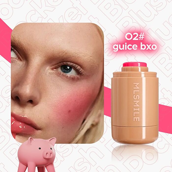 Pocket Lip & Cheek Blusher - 1-3 - #02 Guice bxo