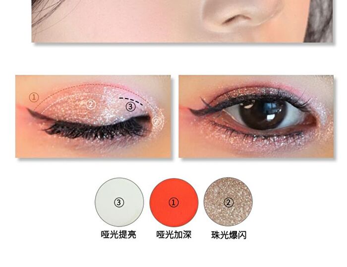 Bionics Project 12-Color Chameleon Eyeshadow Palette - #20g
