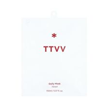 Ttvv Daily Mask Set - 7 sheets