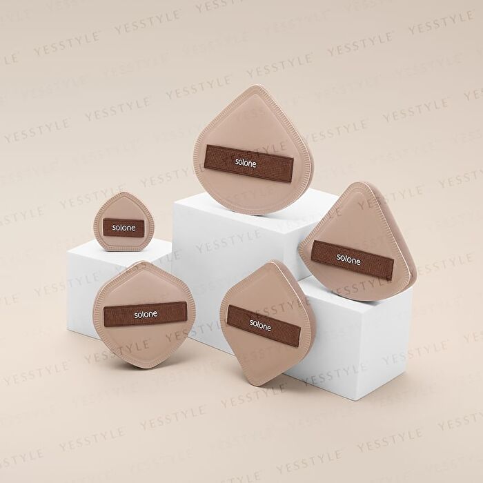 Souffle Makeup Puff Cocoa Series - Finger Cushion Puff - 2 pcs