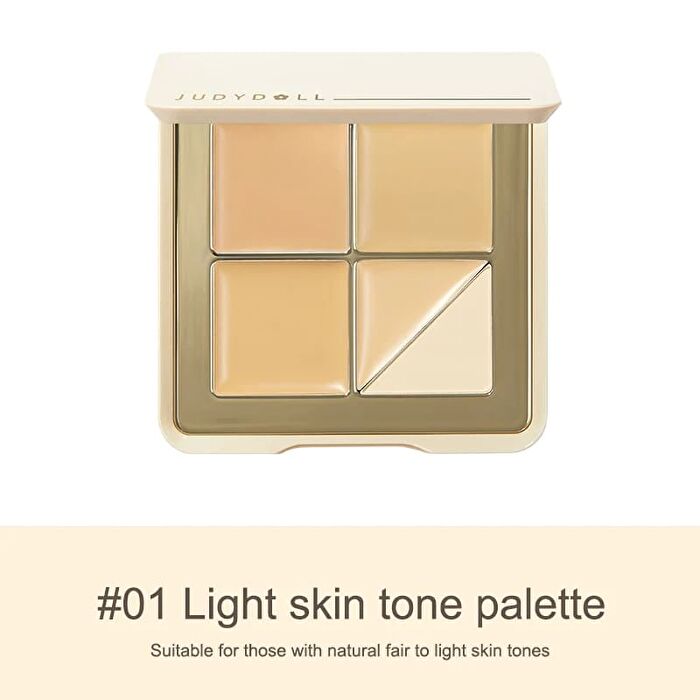 5 Shades Concealer Palette - 3 Colors - #1.5 Neutral Skin Tone - 6g
