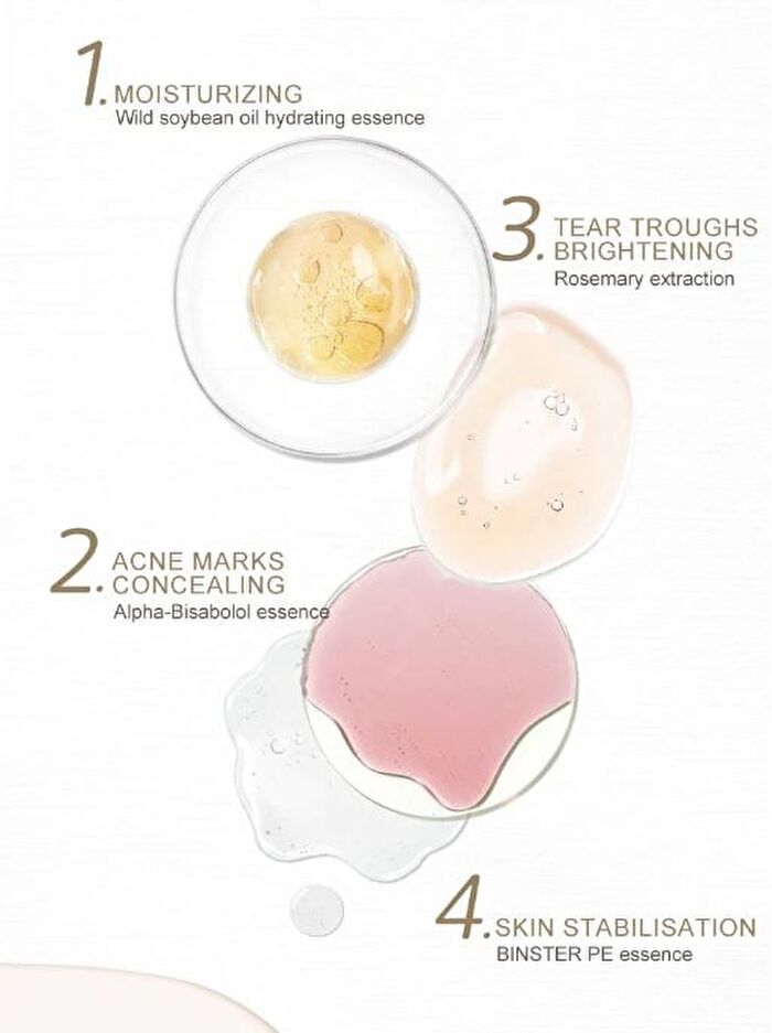 5 Shades Concealer Palette - 3 Colors - #1.5 Neutral Skin Tone - 6g