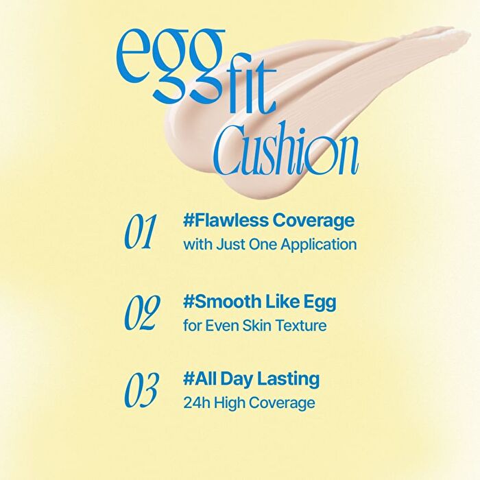 fwee Cushion Egg-Fit Cover - 5 Colors - #00 Clear