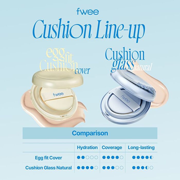 fwee Cushion Egg-Fit Cover - 5 Colors - #01 Fair