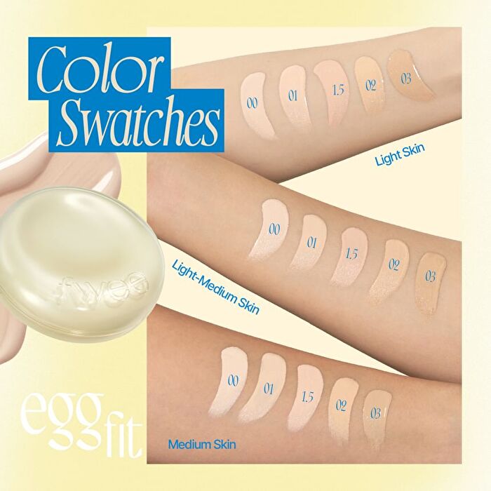 fwee Cushion Egg-Fit Cover - 5 Colors - #02 Nude