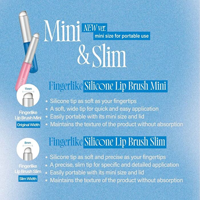 fwee Fingerlike Silicone Lip Brush Mini - 1 pc